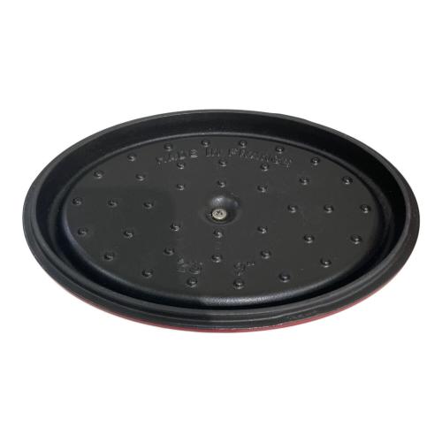 Staub (ストウブ) 両手鍋 23cm レッド ピコ・ココット オーバル
