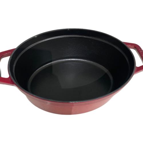 Staub (ストウブ) 両手鍋 23cm レッド ピコ・ココット オーバル