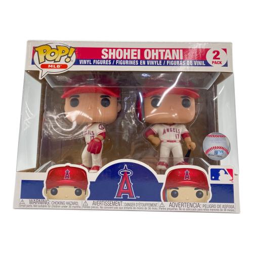 FUNKO (ファンコ) フィギュア POP!MLB 大谷翔平 SHOHEI OHTANI フィギュア 2体セット エンゼルス 白ユニ