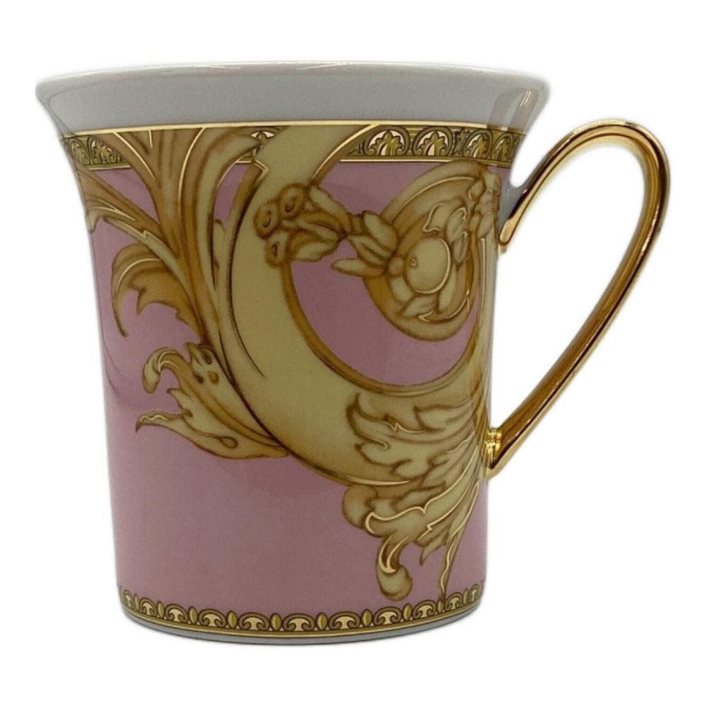 VERSACE (ヴェルサーチ) マグカップ ピンク×ゴールド Rosenthal 