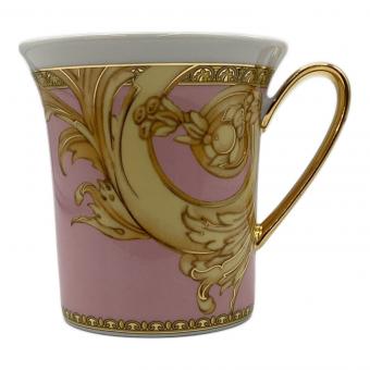 VERSACE (ヴェルサーチ) マグカップ ピンク×ゴールド Rosenthal ビザンチン マグ