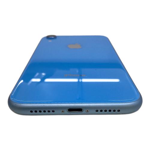 Apple (アップル) iPhoneXR MT0E2J/A サインアウト確認済 357371095738658 ○ SIM FREE(au解除済) 64GB バッテリー:Bランク(81%) iOS Blancco社データ消去済み