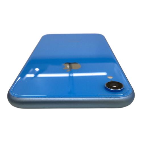 Apple (アップル) iPhoneXR MT0E2J/A サインアウト確認済 357371095738658 ○ SIM FREE(au解除済) 64GB バッテリー:Bランク(81%) iOS Blancco社データ消去済み