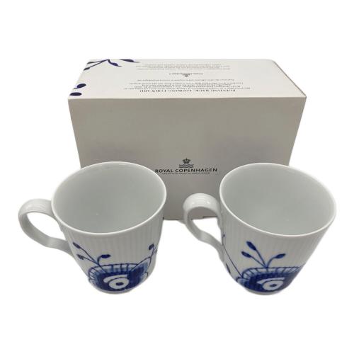 ROYAL COPENHAGEN (ロイヤル・コペンハーゲン) カップ&ソーサー ブルーフルーテッド・メガ 2Pセット