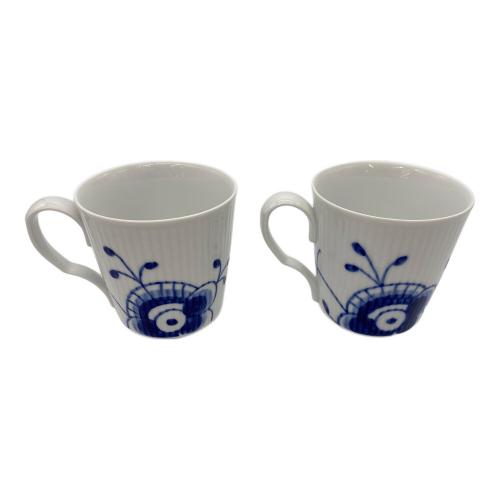 ROYAL COPENHAGEN (ロイヤル・コペンハーゲン) カップ&ソーサー ブルーフルーテッド・メガ 2Pセット