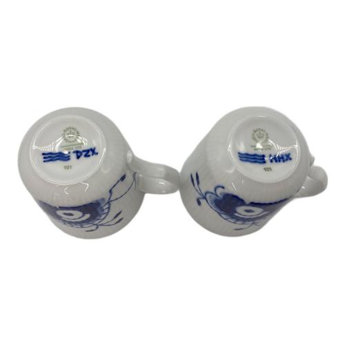 ROYAL COPENHAGEN (ロイヤル・コペンハーゲン) カップ&ソーサー ブルーフルーテッド・メガ 2Pセット