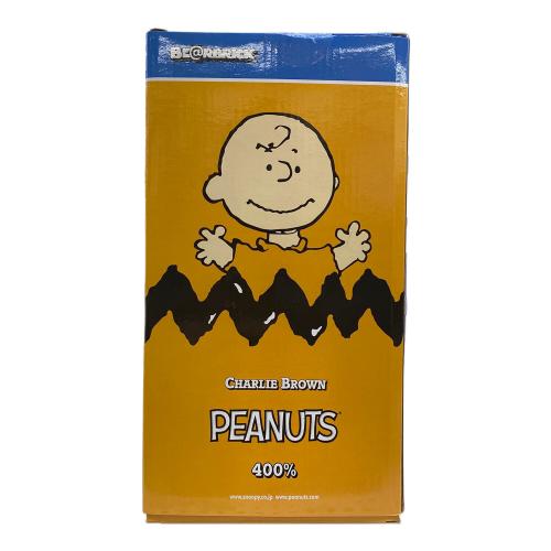 BE@RBRICK (ベアブリック) フィギュア PEANUTS CHARLIE BROWN 400％