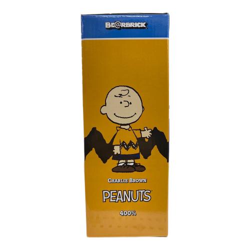 BE@RBRICK (ベアブリック) フィギュア PEANUTS CHARLIE BROWN 400％