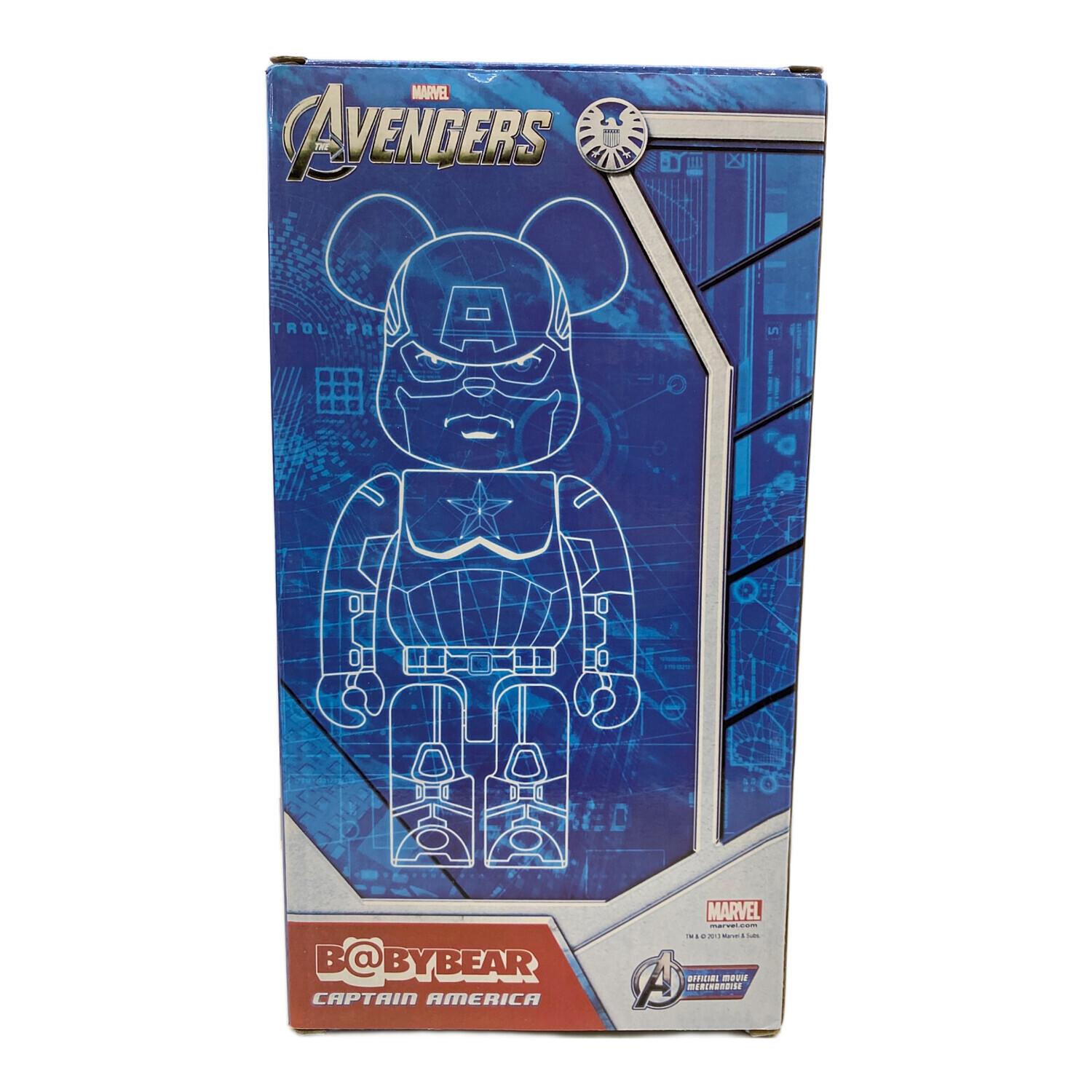 BE@RBRICK (ベアブリック) フィギュア CAPTAIN AMERICA 400% MARVEL