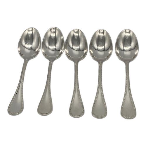 CHRISTFLE (クリストフル) ティースプーン 5Pセット ステンレス