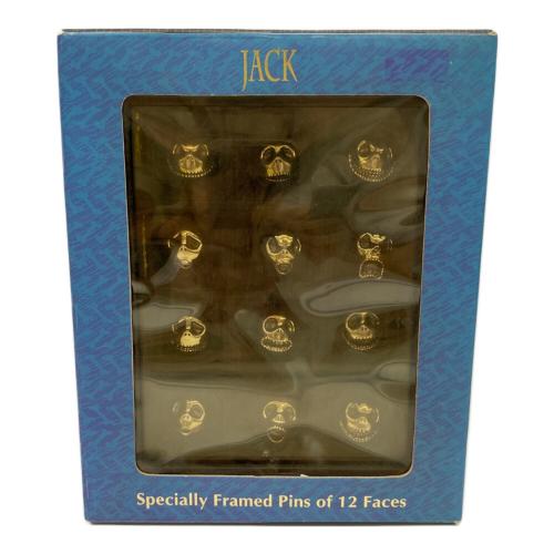 ナイトメアビフォアクリスマス JACK ジャックの首 ピンバッジ　キャラクターグッズ
