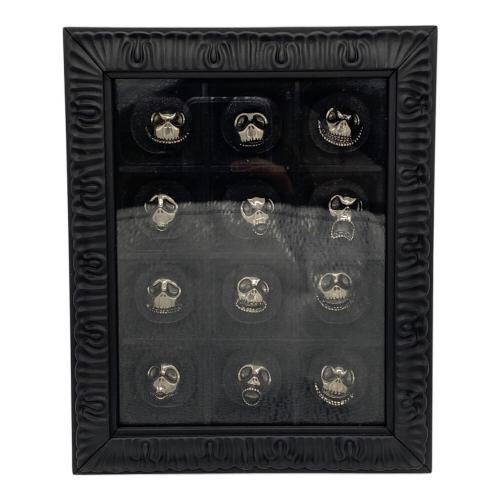 ナイトメアビフォアクリスマス JACK ジャックの首 ピンバッジ　キャラクターグッズ