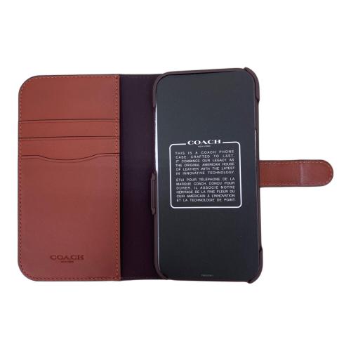 COACH (コーチ) iPhoneケース iPhone15PRO手帳型