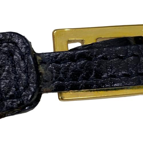 VERSACE (ヴェルサーチェ) キーリング ブラック×ゴールド