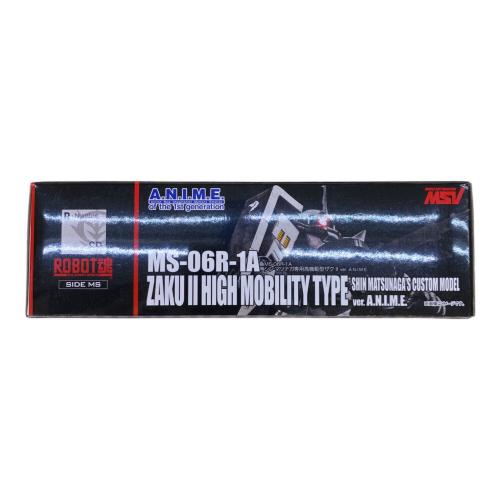 BANDAI (バンダイ) フィギュア MS-06R-1A シン・マツナガ専用高機動型ザクII ver. A.N.I.M.E. ROBOT魂 〈SIDE MS〉