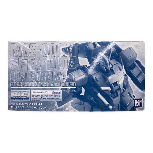BANDAI (バンダイ) ガンプラ  MG 1/100 ゼータプラス(ユニコーンVer.)