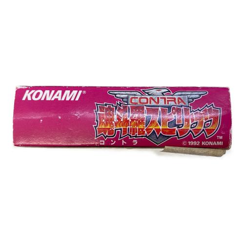 スーパーファミコン用ソフト 魂斗羅スピリッツ -