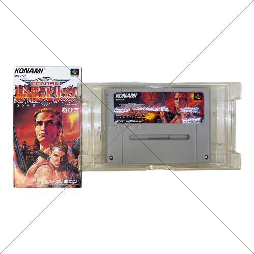 A00】魂斗羅スピリッツ　箱-説明書付き　スーパーファミコン　SFC　ゲーム　レトロゲーム KONAMI 魂斗羅スピリッツ 箱・説明書あり