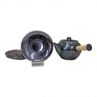 銀川堂 (-) 茶托・急須セット 急須1・茶托5セット