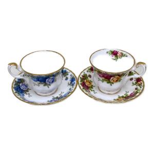 ROYAL ALBERT (ロイヤルアルバート) カップ&ソーサー オールドカントリーローズ&ムーンライトローズ