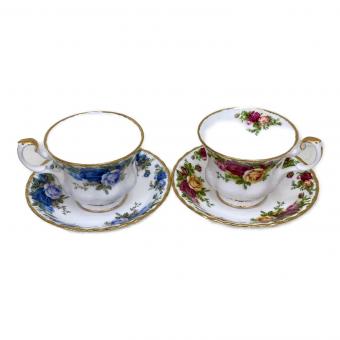 ROYAL ALBERT (ロイヤルアルバート) カップ&ソーサー オールドカントリーローズ&ムーンライトローズ