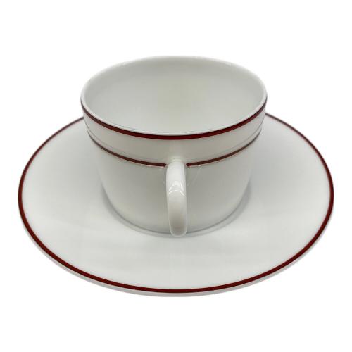 HERMES (エルメス) カップ&ソーサー レッド rhythm（リズム）