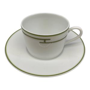 HERMES (エルメス) カップ&ソーサー グリーン rhythm（リズム）