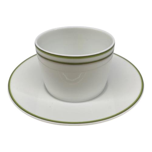 HERMES (エルメス) カップ&ソーサー グリーン rhythm（リズム）