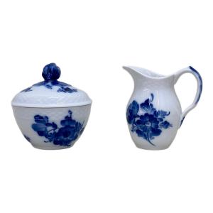 ROYAL COPENHAGEN (ロイヤル・コペンハーゲン) 洋食器 ブルーフラワー・プレイン シュガーポット・クリーマー