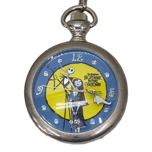 FOSSIL (フォッシル) 懐中時計 ディズニーストア限定2,500個モデル・ナイトメアビフォアクリスマス・ヨゴレ有・電池切れ