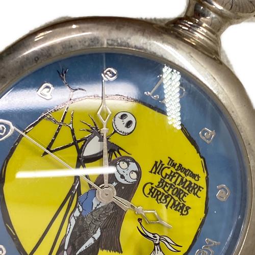 FOSSIL (フォッシル) 懐中時計 ディズニーストア限定2,500個モデル・ナイトメアビフォアクリスマス・ヨゴレ有・電池切れ