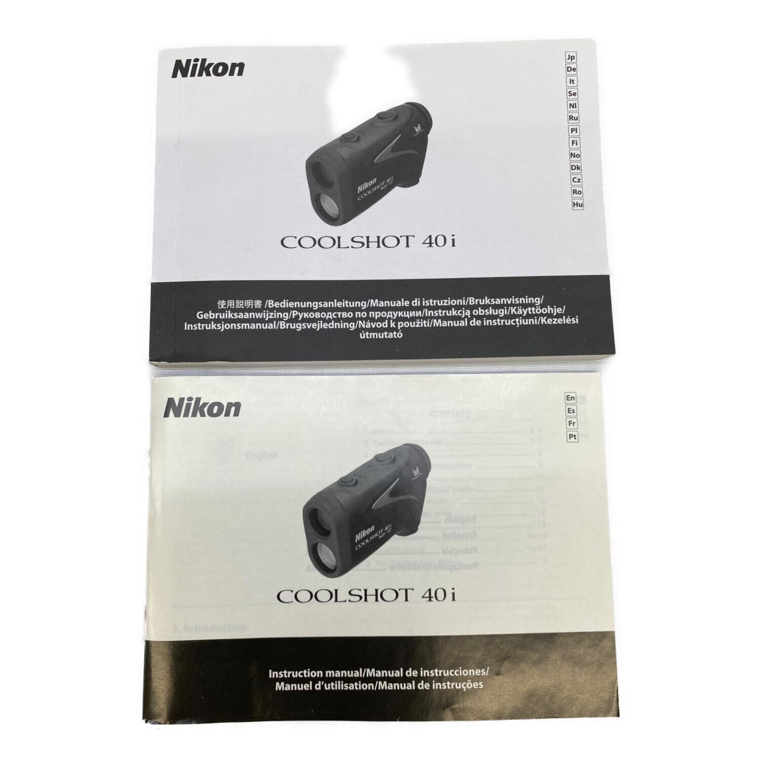 Nikon (ニコン) ゴルフ距離測定器 COOLSHOT40I｜トレファクONLINE