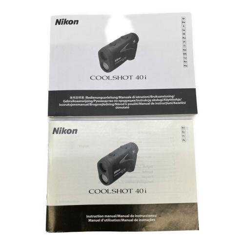 Nikon (ニコン) ゴルフ距離測定器 COOLSHOT40I