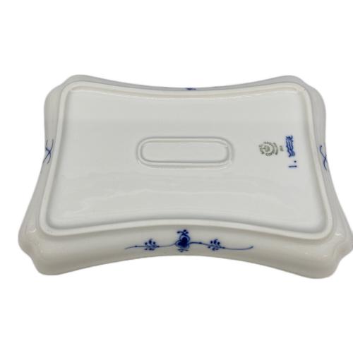 ROYAL COPENHAGEN (ロイヤル・コペンハーゲン) ジャパニーズスクエアプレート 00-04年製造モデル ブルーフルーテッド・プレイン