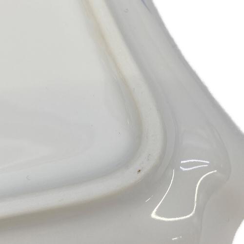 ROYAL COPENHAGEN (ロイヤル・コペンハーゲン) ジャパニーズスクエアプレート 00-04年製造モデル ブルーフルーテッド・プレイン