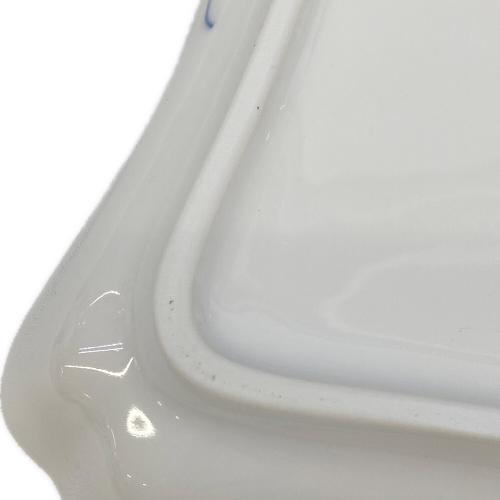 ROYAL COPENHAGEN (ロイヤル・コペンハーゲン) ジャパニーズスクエアプレート 00-04年製造モデル ブルーフルーテッド・プレイン