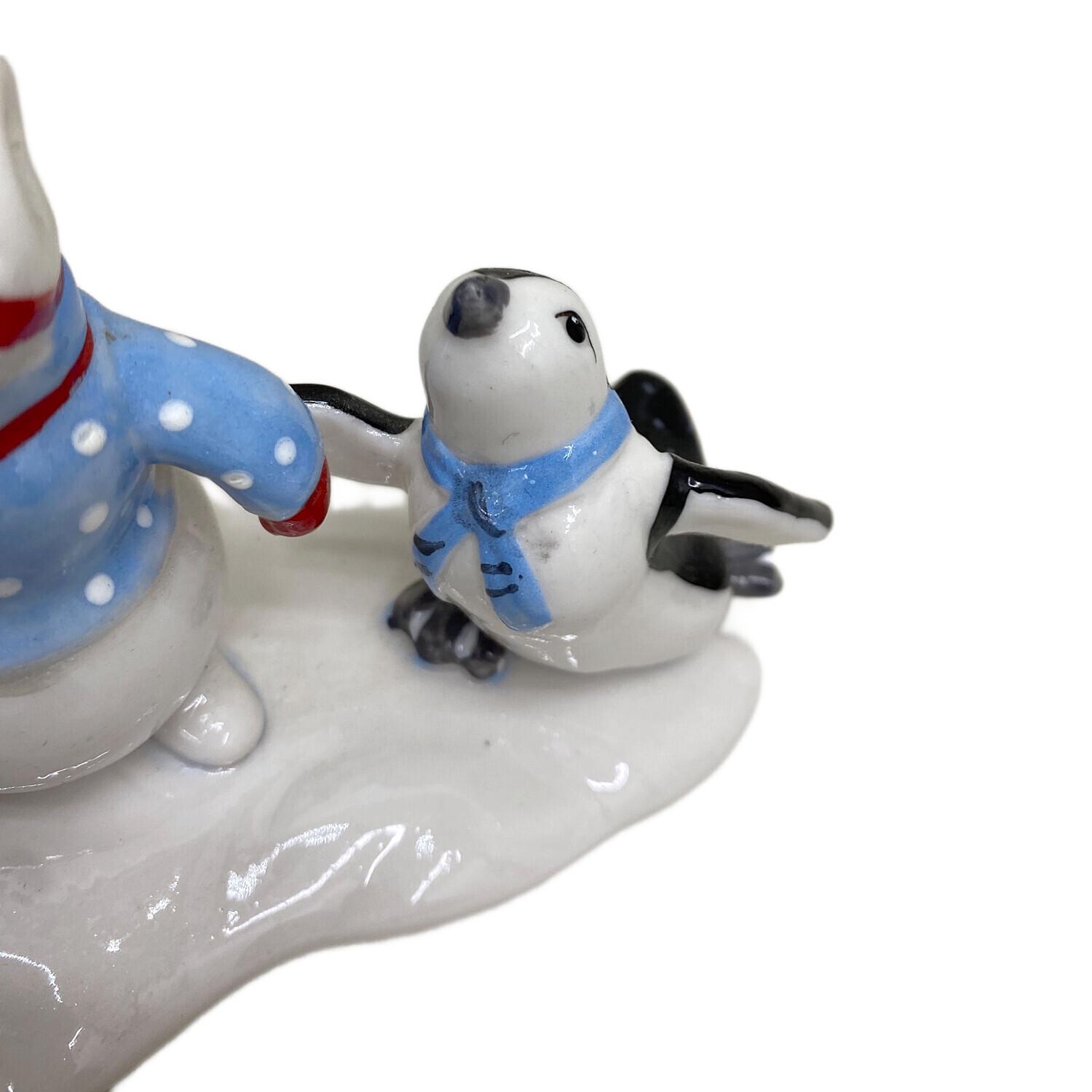 Villeroy&Boch　置物　スキー　ビレロイアンドボッホ Villeroy&Boch 置物 スキー ビレロイアンドボッホ