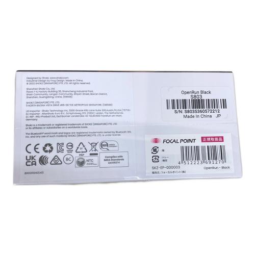SHOKZ (ショックス) 骨伝導ワイヤレスイヤホン S803 OPENRUN