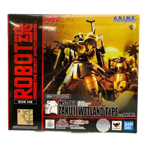 BANDAI (バンダイ) MS-06J 湿地帯戦用ザク ver. A.N.I.M.E. フィギュア 魂ウェブ商店限定 ROBOT魂