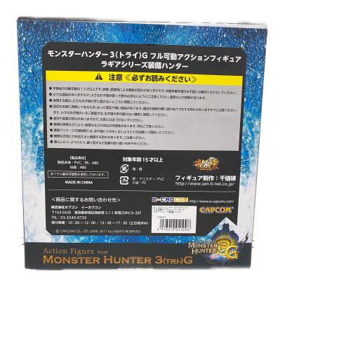 モンスターハンター ラギアシリーズ装備ハンター フィギュア 箱破損有 モンスターハンター3G フル可動アクションフィギュア