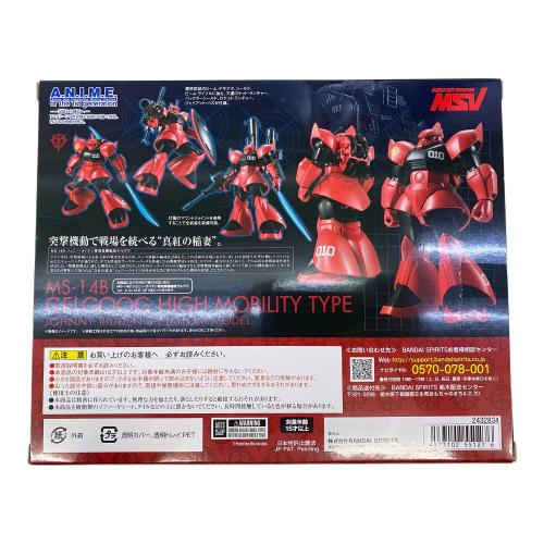BANDAI (バンダイ) MS-14B ジョニー・ライデン専用高機動型ゲルググ ver. A.N.I.M.E. フィギュア 魂ウェブ商店限定 ROBOT魂