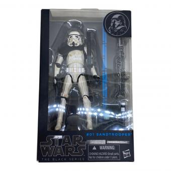 ハズブロ　STAR WARS  サンドトルーパー フィギュア　6インチ　アクションフィギュア 「ブラック」シリーズ2 #01