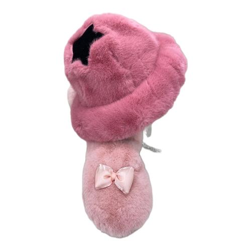 TOP TOY (トップトイ) Nommi 400% キノコ帽子 ヌイグルミ ピンク×ブラック