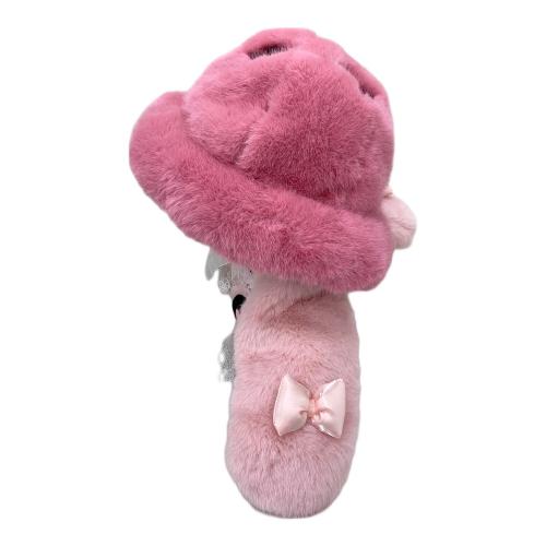 TOP TOY (トップトイ) Nommi 400% キノコ帽子 ヌイグルミ ピンク×ブラック