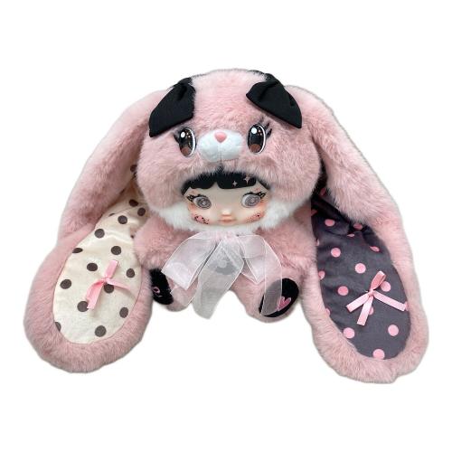 TOP TOY (トップトイ) Nommi 400% キノコ帽子 ヌイグルミ ピンク×ブラック