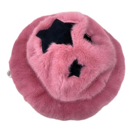 TOP TOY (トップトイ) Nommi 400% キノコ帽子 ヌイグルミ ピンク×ブラック
