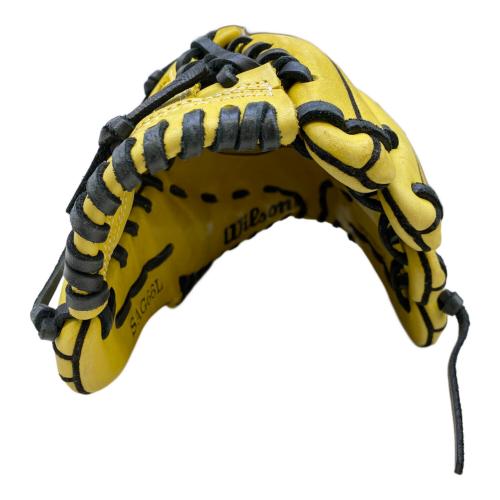 Wilson (ウィルソン) ソフトボール用グローブ SAG66L ADVISORY STAFF イエロー×ブラック