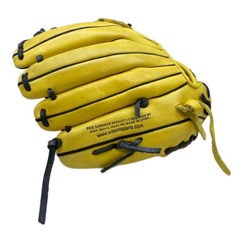 Wilson (ウィルソン) ソフトボール用グローブ SAG66L ADVISORY STAFF イエロー×ブラック