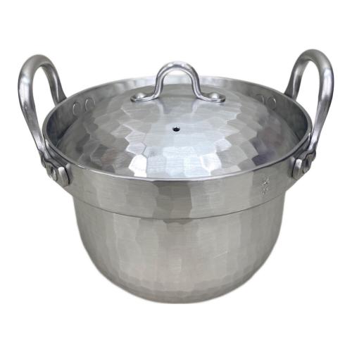 両手鍋 段付鍋 アルミ 14cm 寺地 茂