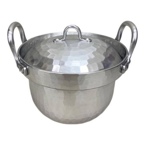 両手鍋 段付鍋 アルミ 14cm 寺地 茂